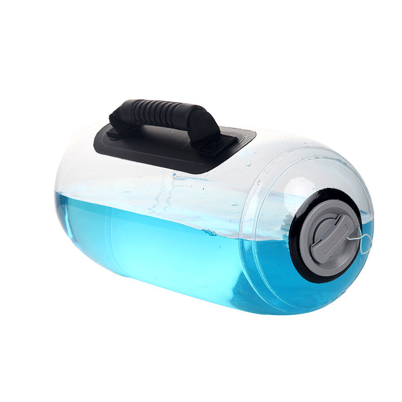 transparent fitness water dumbbell