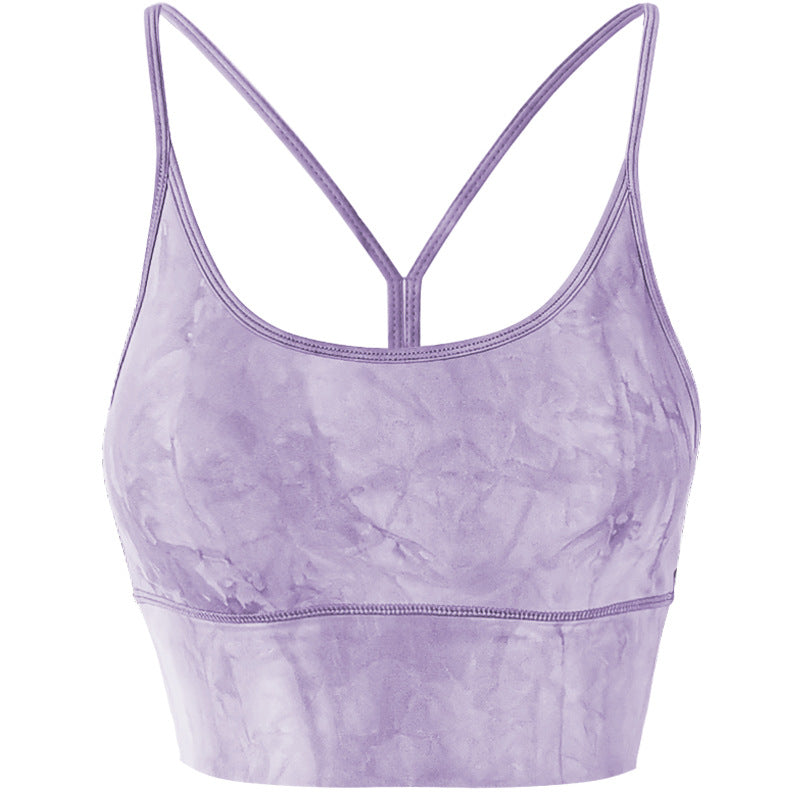 sexy gather-up fitness bra