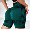Tie dye black green / S