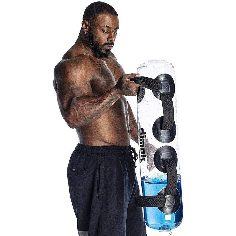 transparent fitness water dumbbell