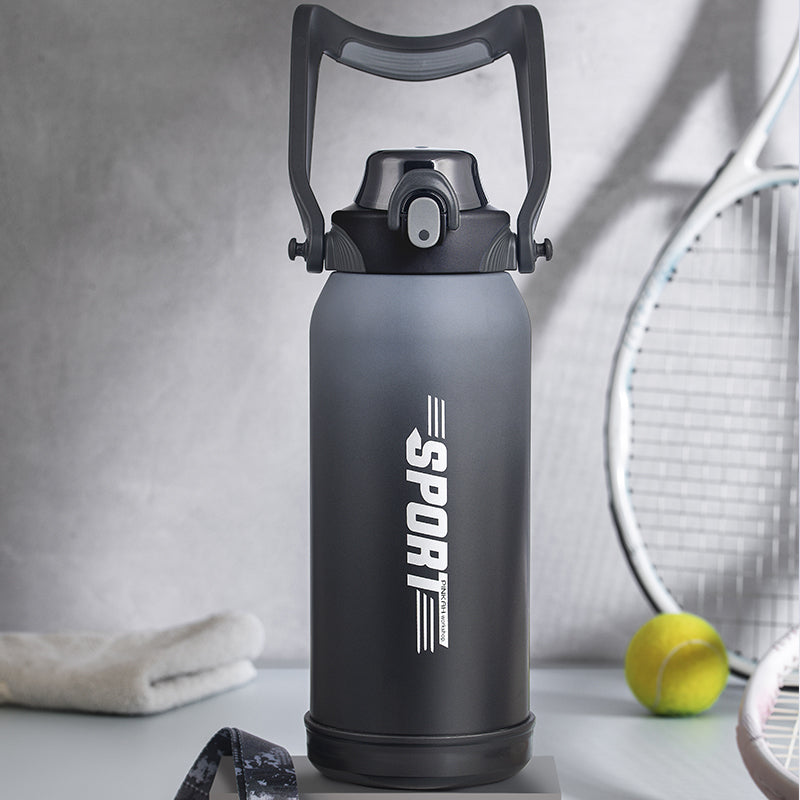 stainless steel sports water bottle