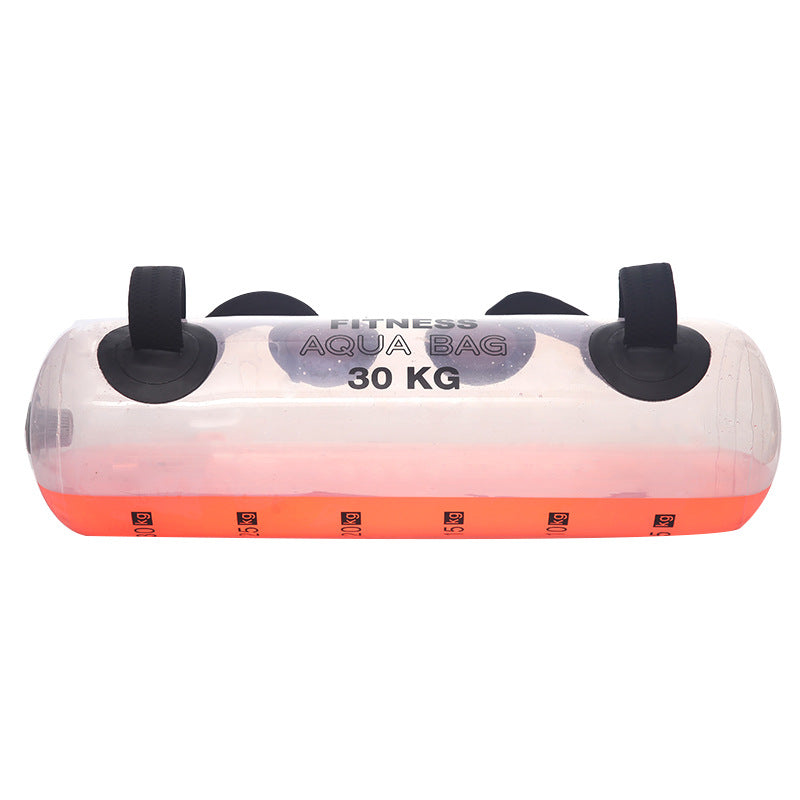 transparent fitness water dumbbell