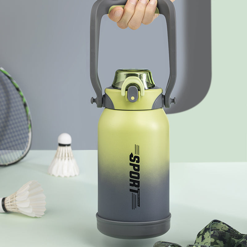 stainless steel sports water bottle