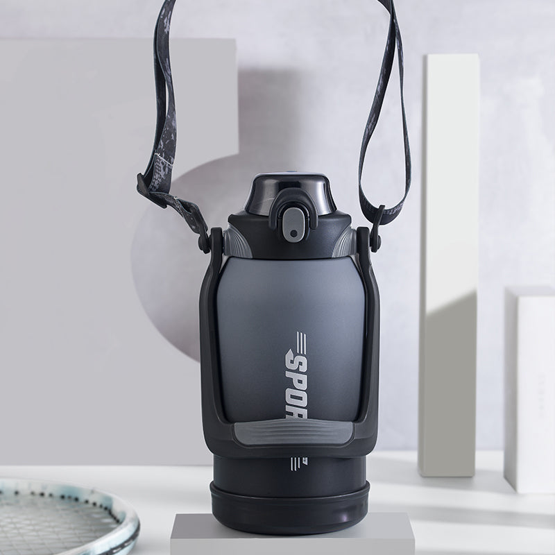 stainless steel sports water bottle