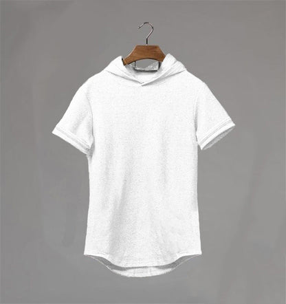 Short-Sleeved Sports Fitness  Hoodie
