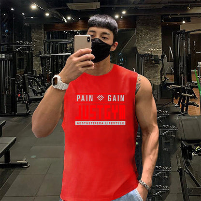Men's Fitness Sleeveless T-Shirt